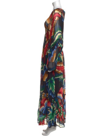 Farm Rio Printed Long Dress