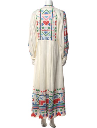 Farm Rio Printed Long Dress