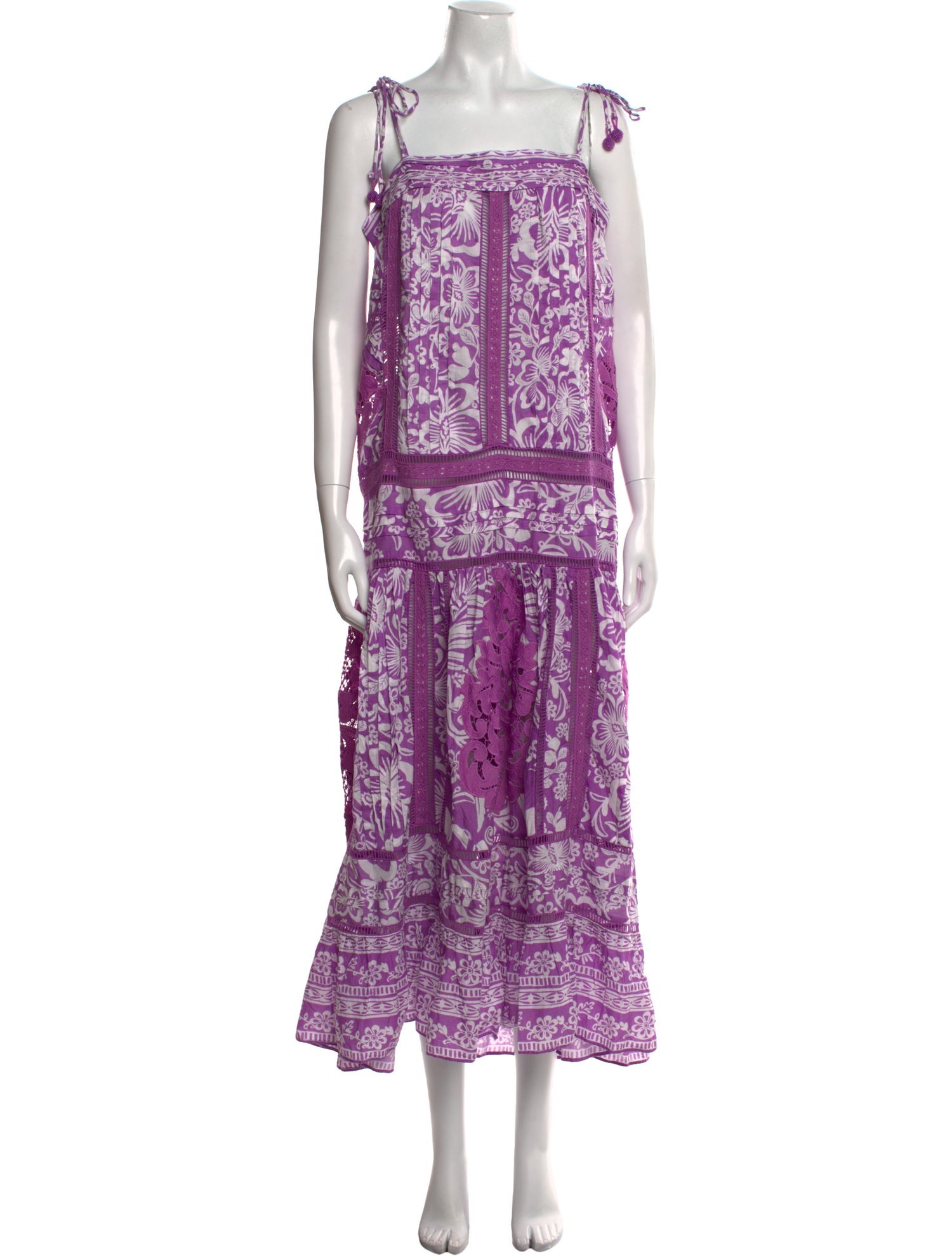 Farm Rio Printed Midi Length Dress