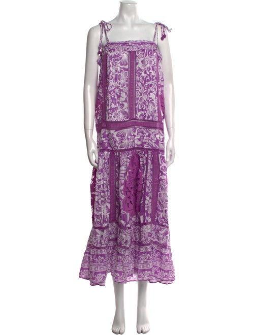 Farm Rio Printed Midi Length Dress