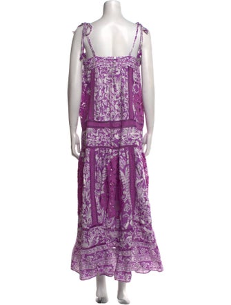 Farm Rio Printed Midi Length Dress