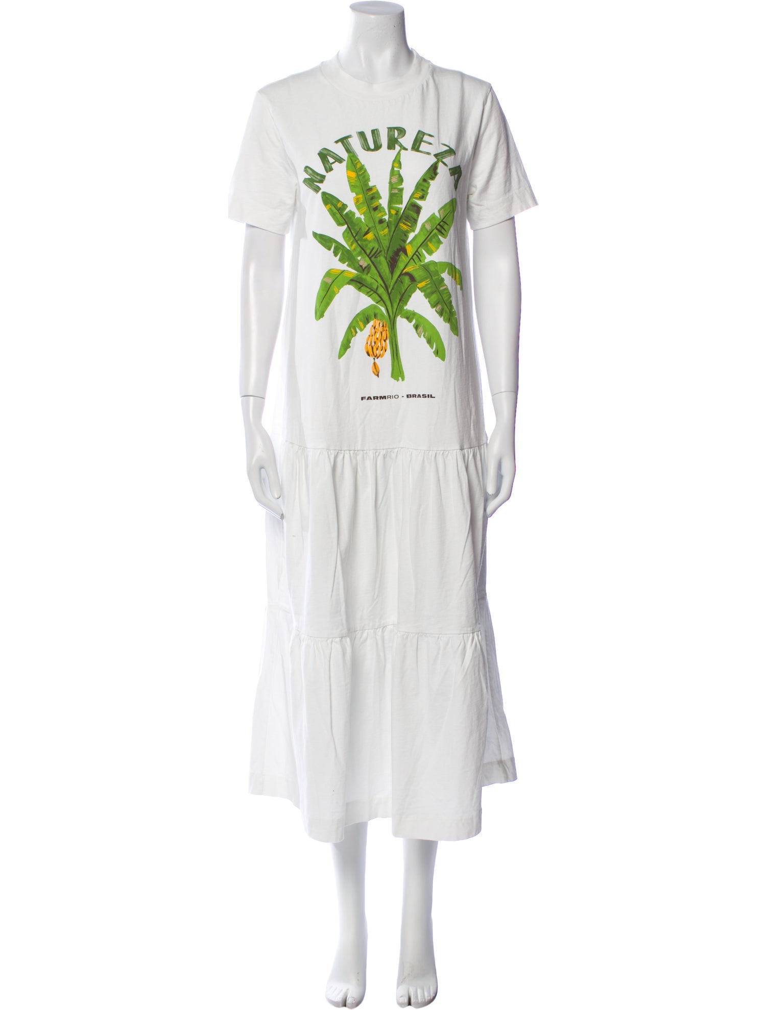 Farm Rio Graphic Print Long Dress