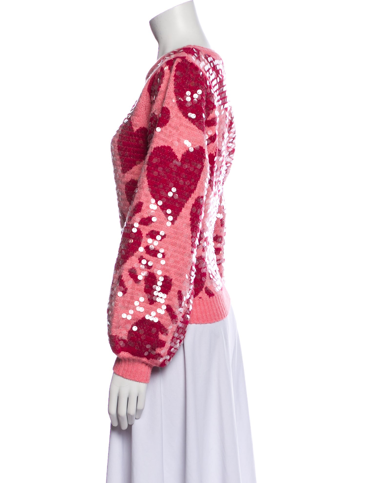 Farm Rio Graphic Print Bateau Neckline Sweater