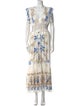 Farm Rio Printed Long Dress