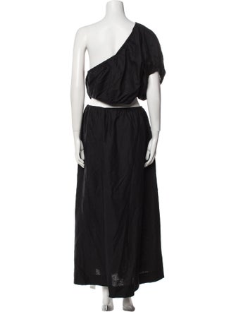 Farm Rio One-Shoulder Long Dress