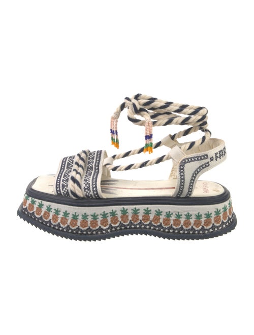 Farm Rio Canvas Printed Sandals