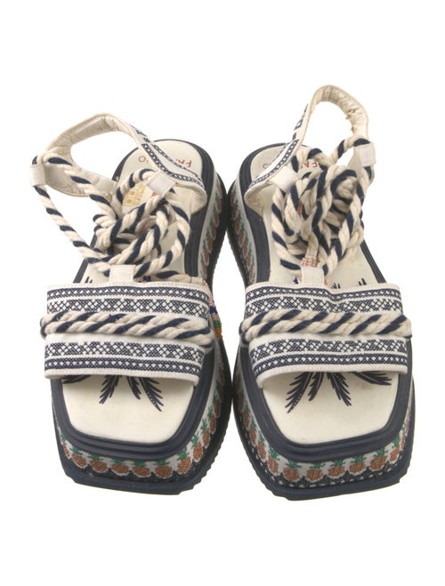 Farm Rio Canvas Printed Sandals