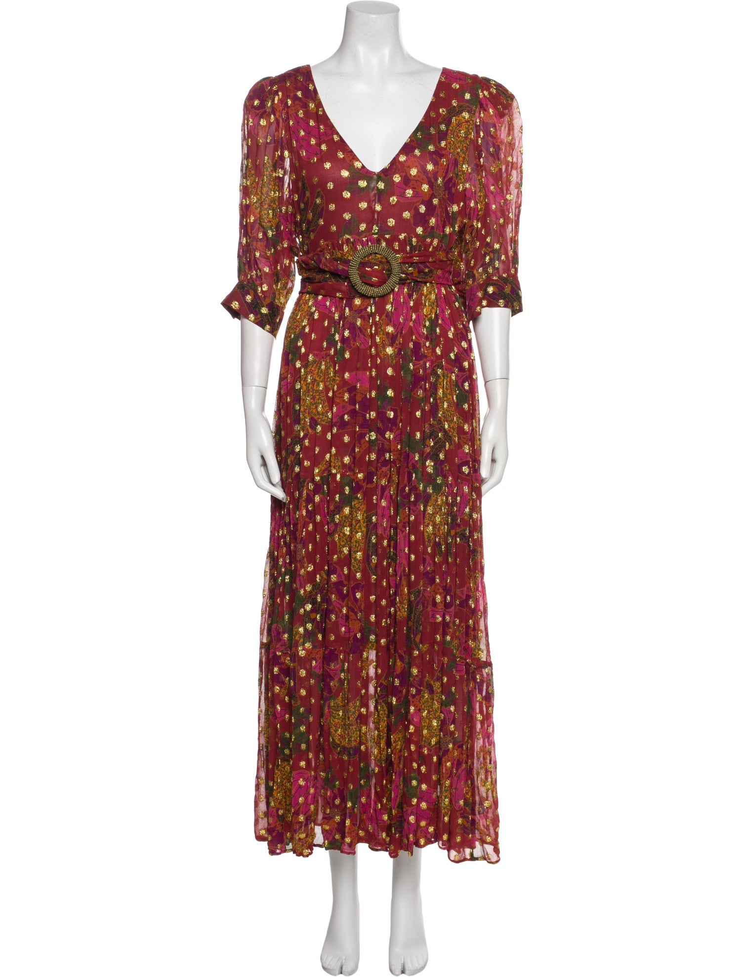 Farm Rio Printed Long Dress