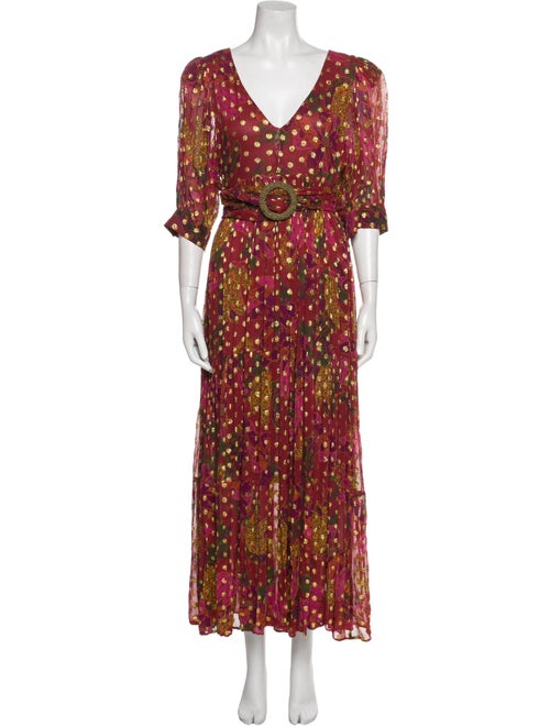 Farm Rio Printed Long Dress
