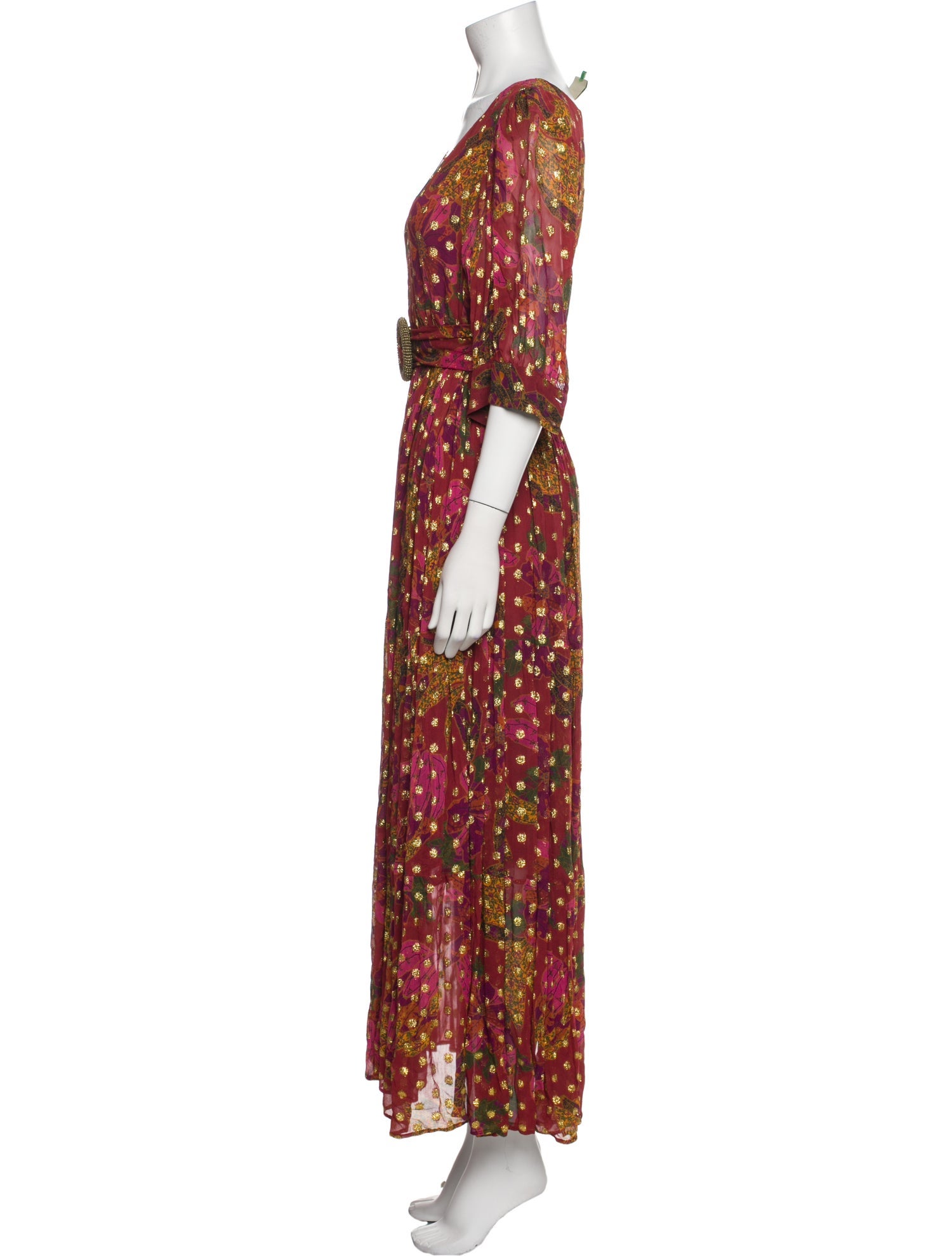 Farm Rio Printed Long Dress