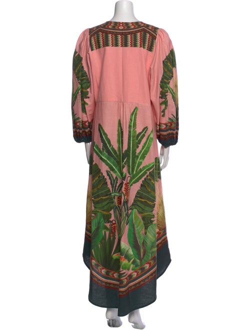 Farm Rio Linen Long Dress