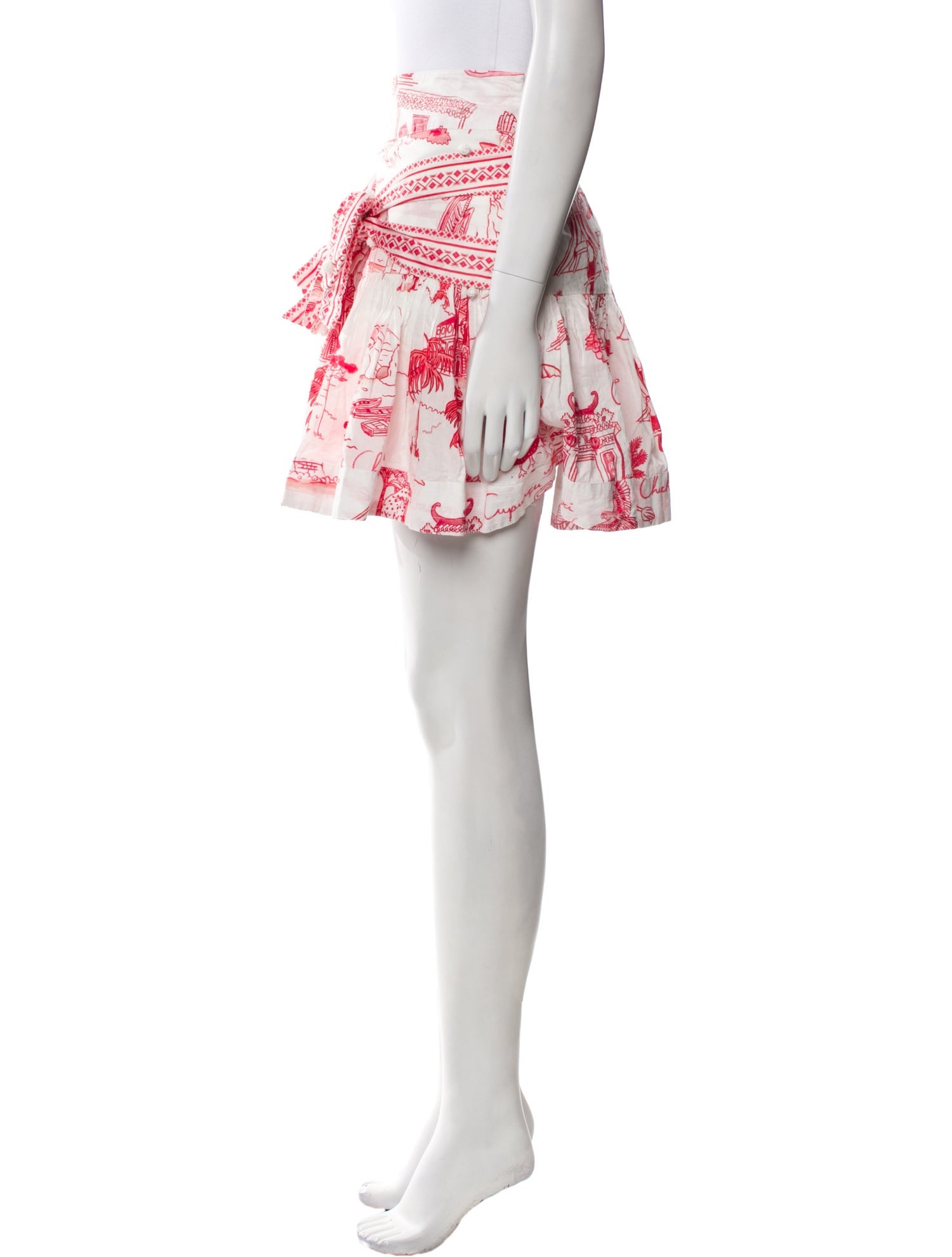 Farm Rio Printed Mini Skirt