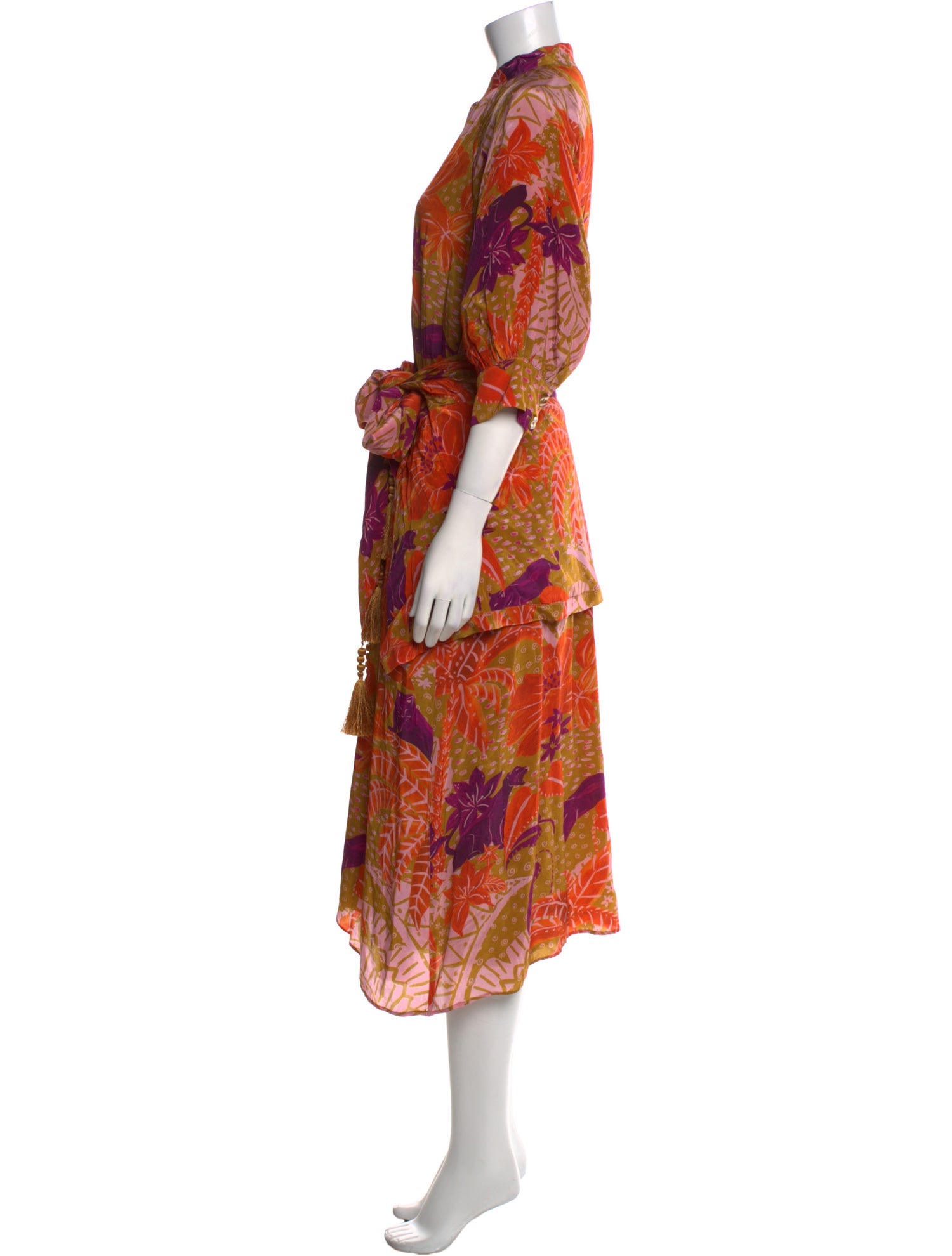 Farm Rio Printed Midi Length Dress