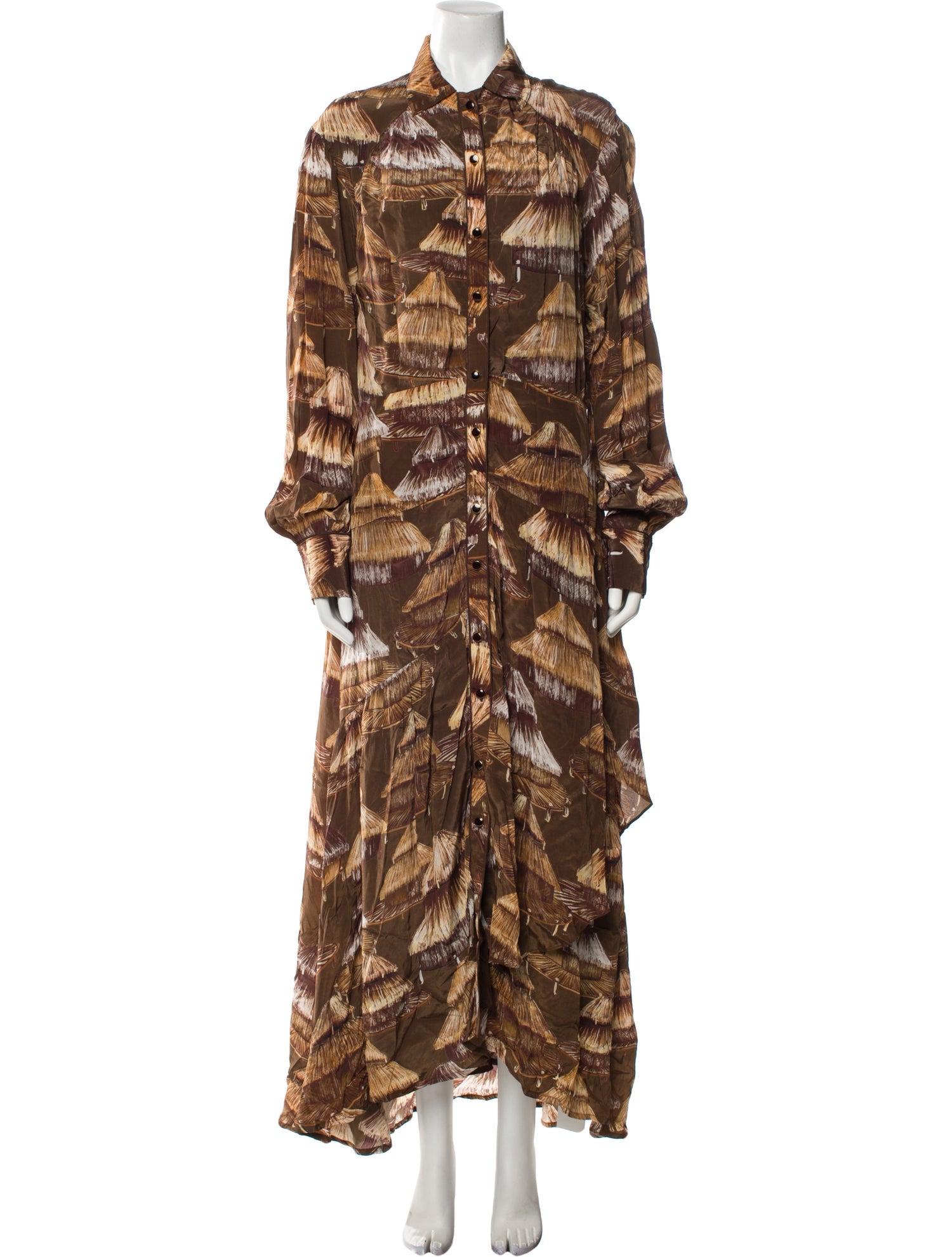 Farm Rio Printed Long Dress