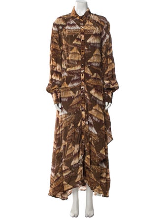 Farm Rio Printed Long Dress