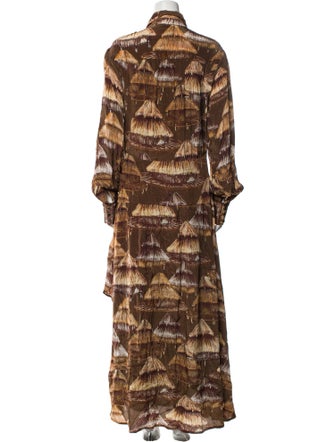 Farm Rio Printed Long Dress