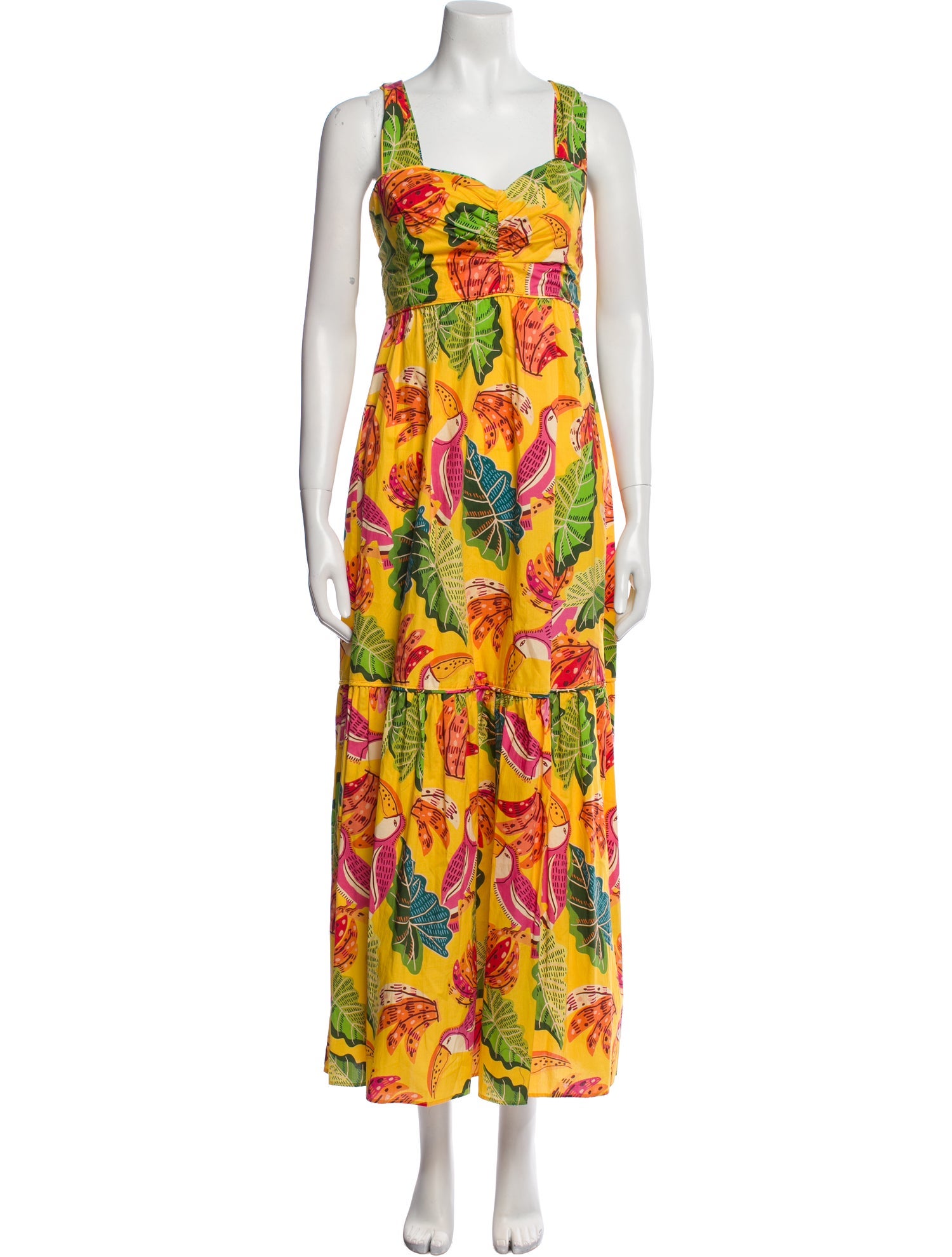 Farm Rio Printed Long Dress