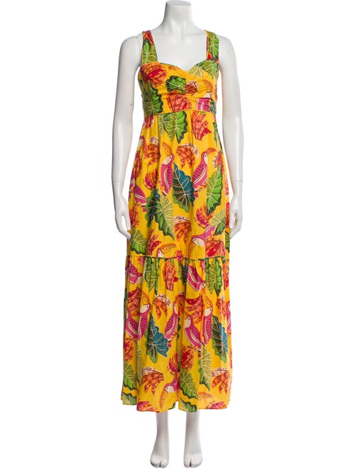 Farm Rio Printed Long Dress