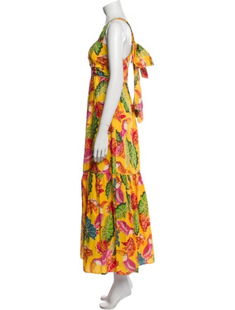 Farm Rio Printed Long Dress