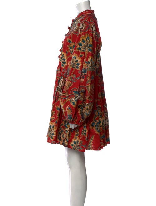 Farm Rio Floral Print Mini Dress