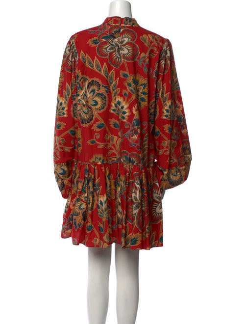 Farm Rio Floral Print Mini Dress