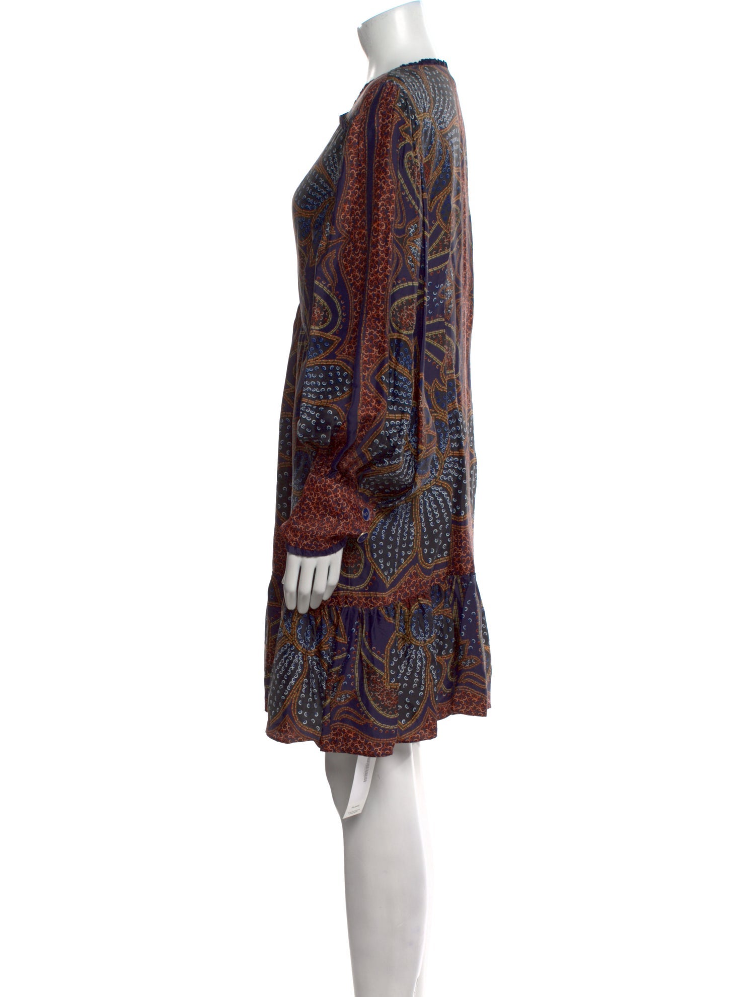 Farm Rio Paisley Print Mini Dress