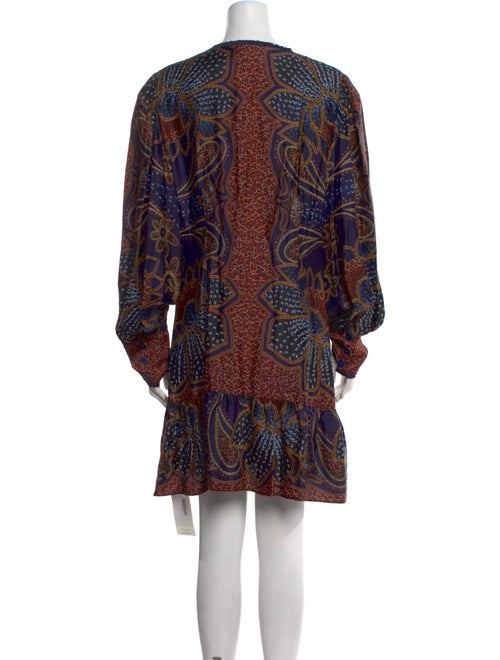 Farm Rio Paisley Print Mini Dress