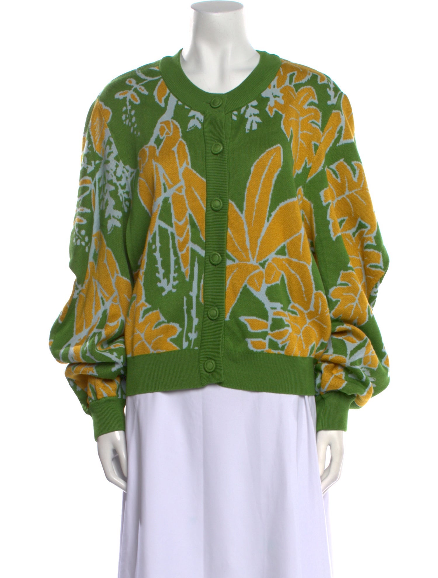 Farm Rio Printed Scoop Neck Sweater w/ Tags