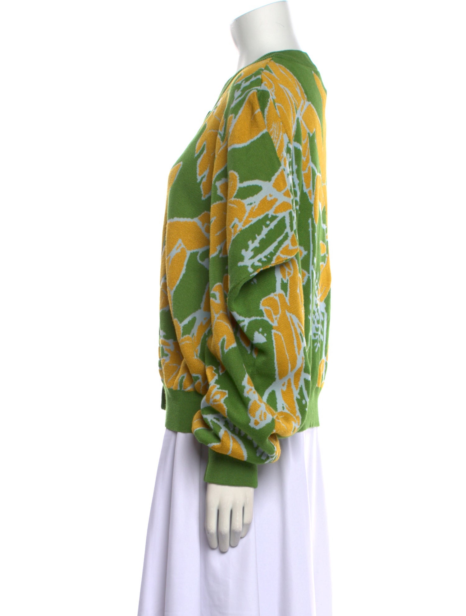 Farm Rio Printed Scoop Neck Sweater w/ Tags