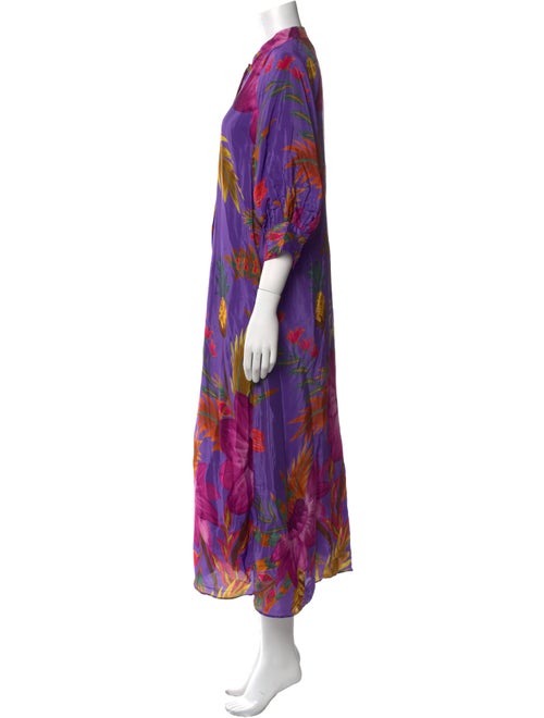 Farm Rio Floral Print Long Dress