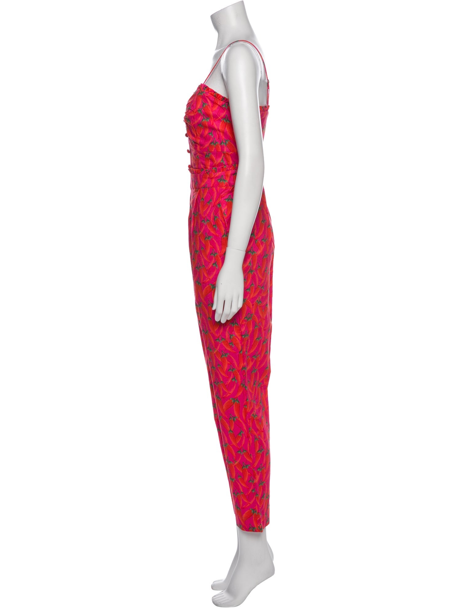 Farm Rio Printed V-Neck Jumpsuit w/ Tags