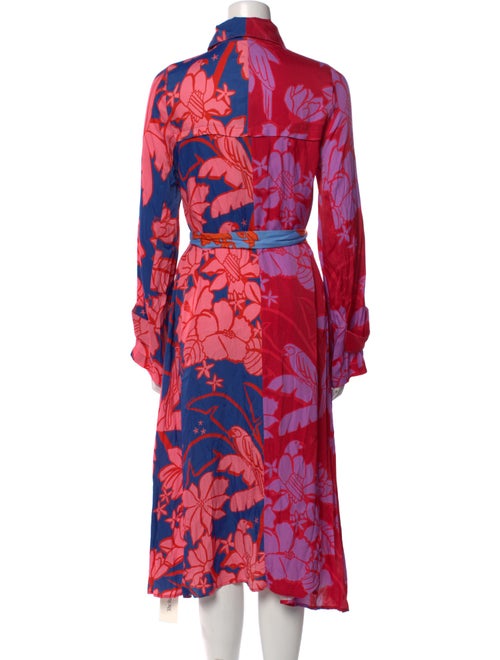 Farm Rio Floral Print Long Dress