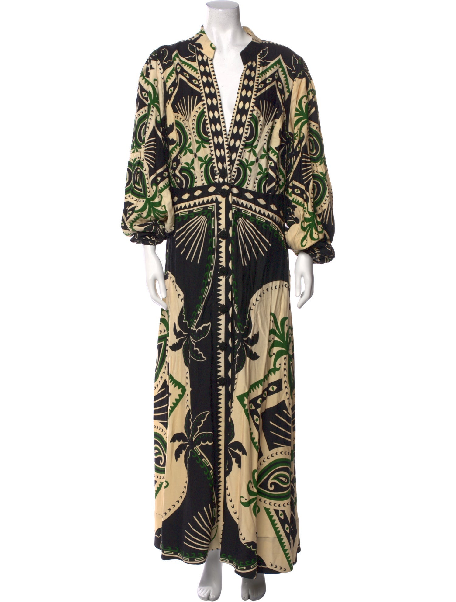 Farm Rio Printed Long Dress