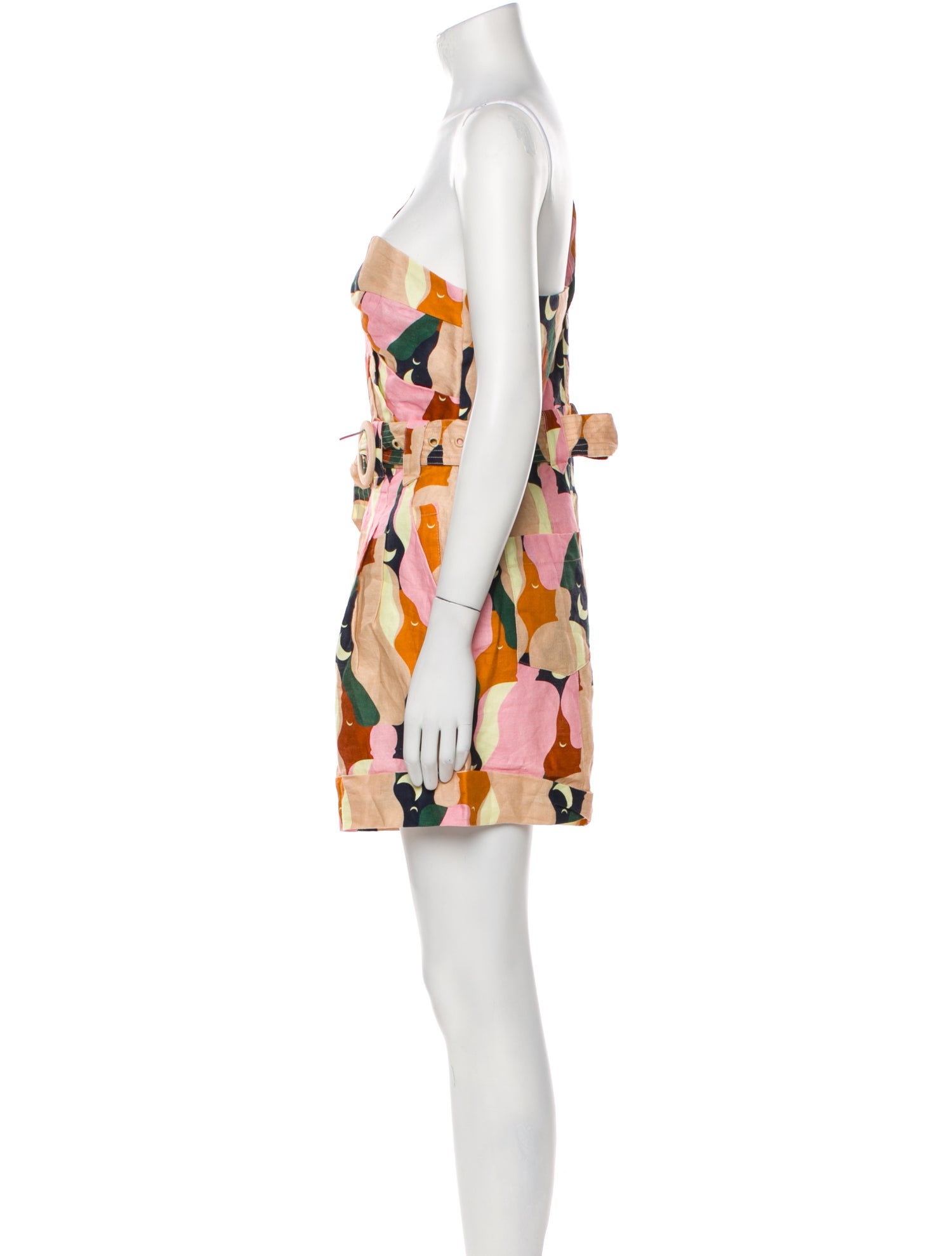 Farm Rio Linen Printed Romper