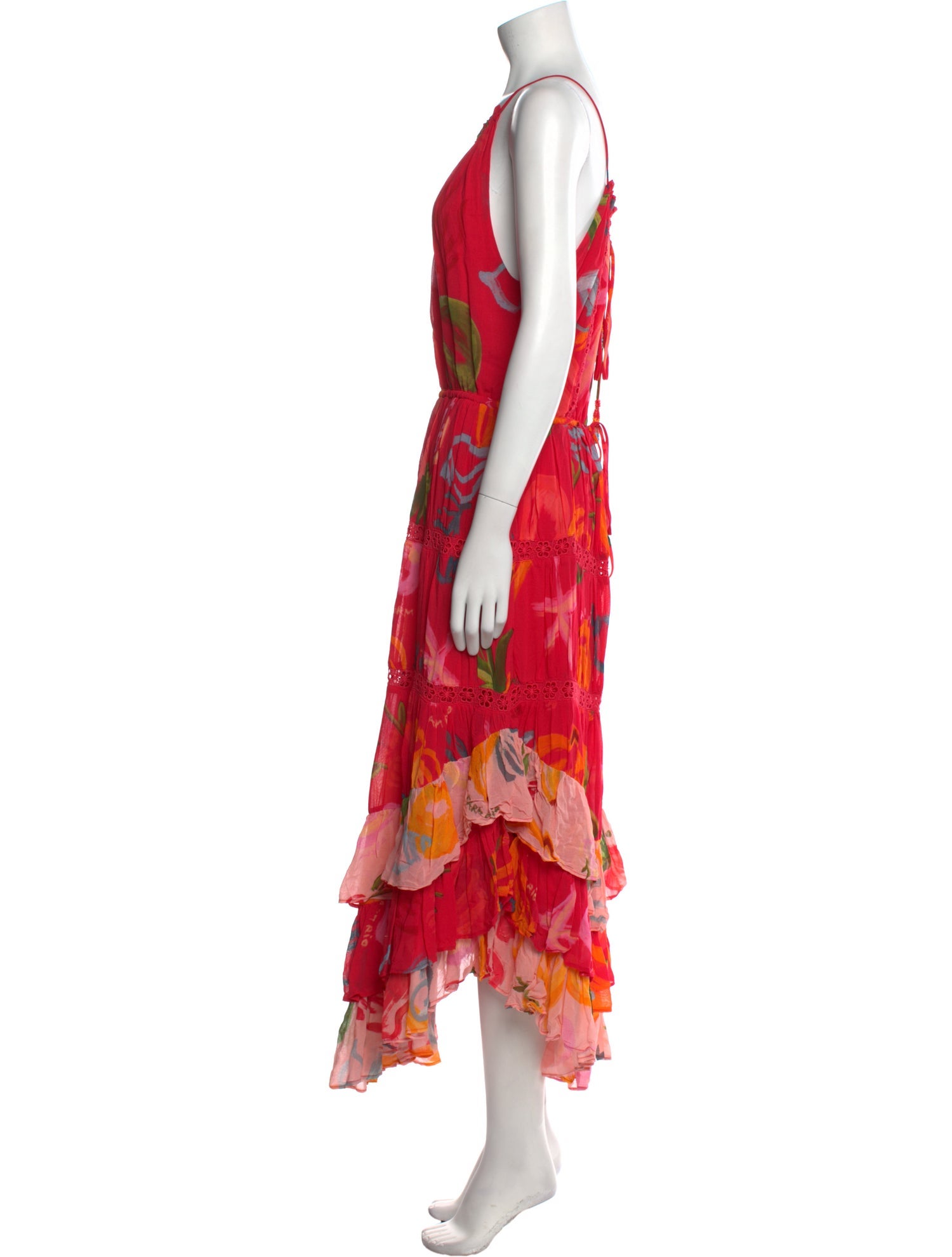 Farm Rio Printed Midi Length Dress