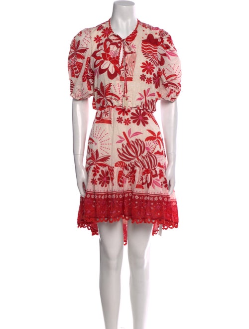 Farm Rio Printed Mini Dress