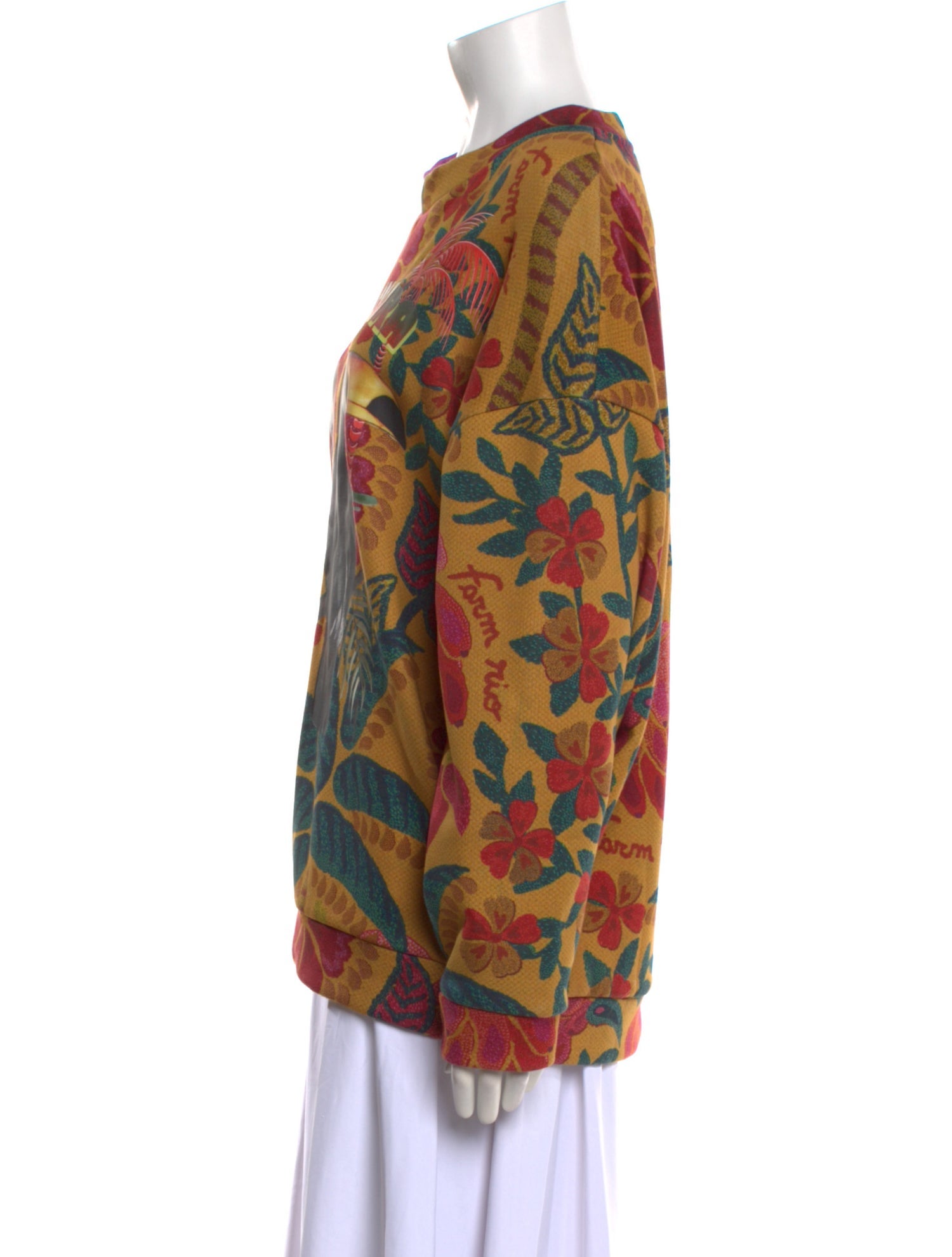 Farm Rio Printed Crew Neck Sweatshirt