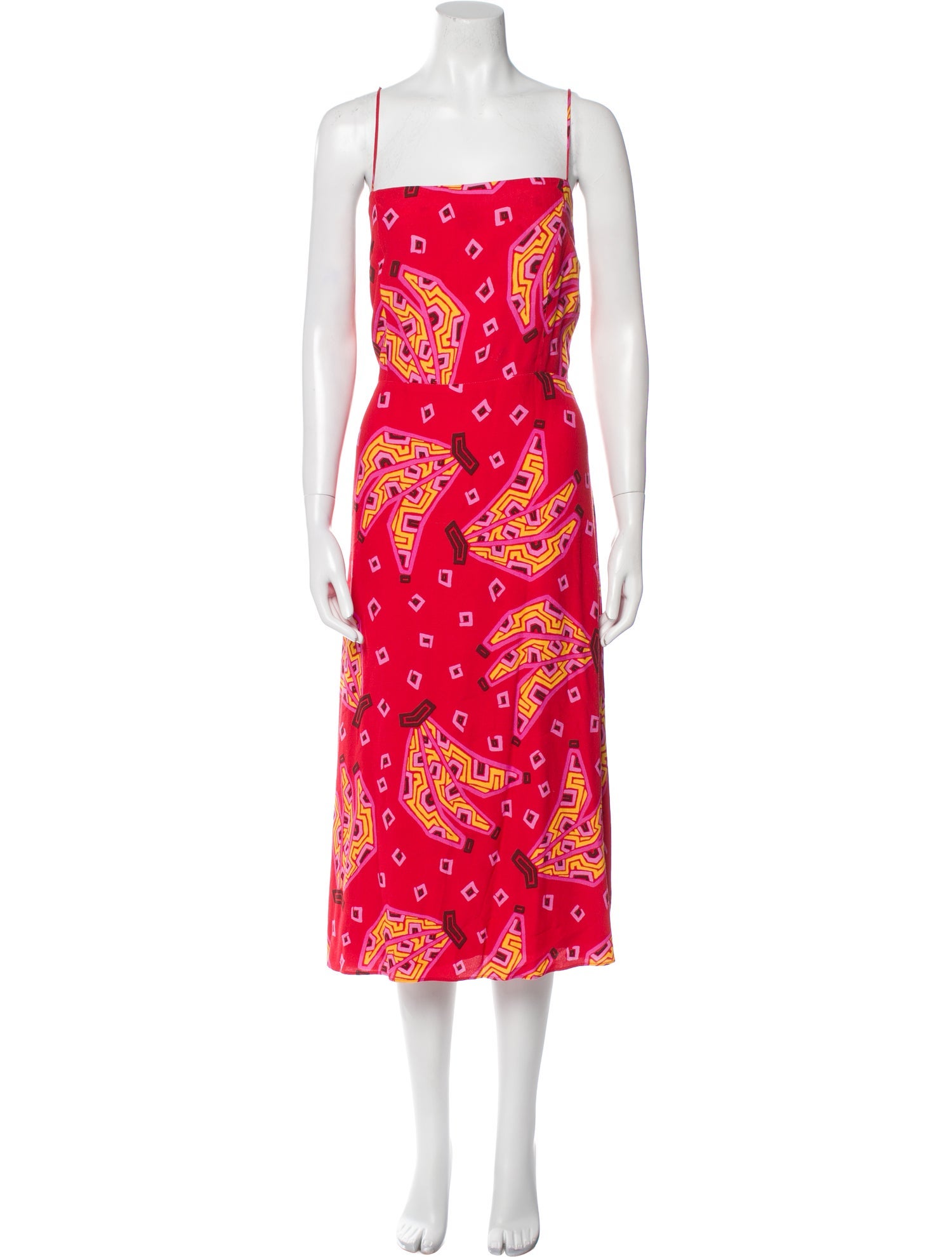 Farm Rio Paisley Print Midi Length Dress