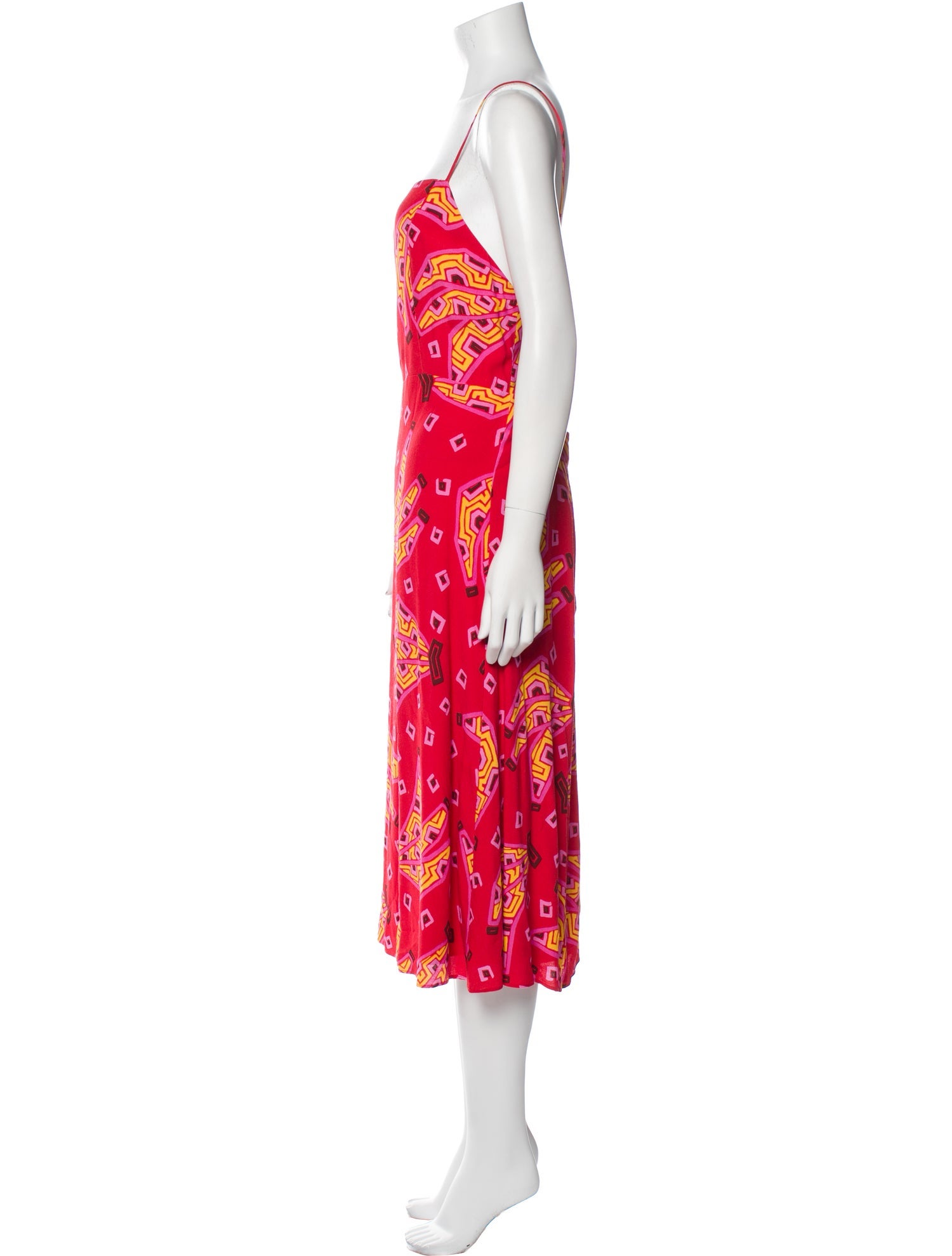 Farm Rio Paisley Print Midi Length Dress