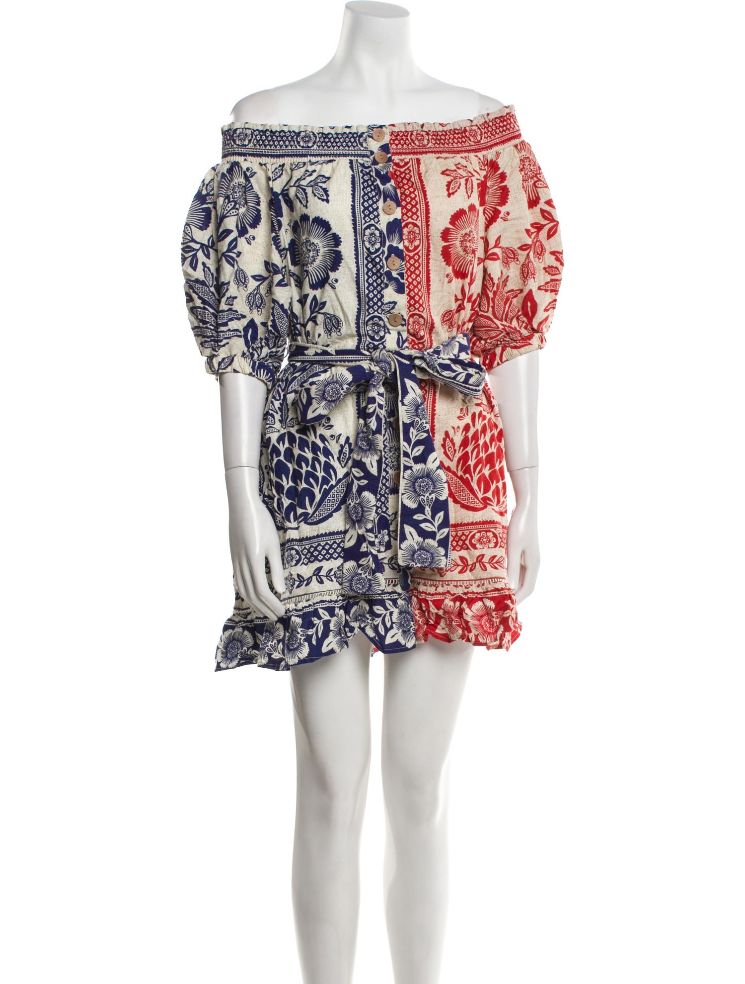 Farm Rio Linen Mini Dress