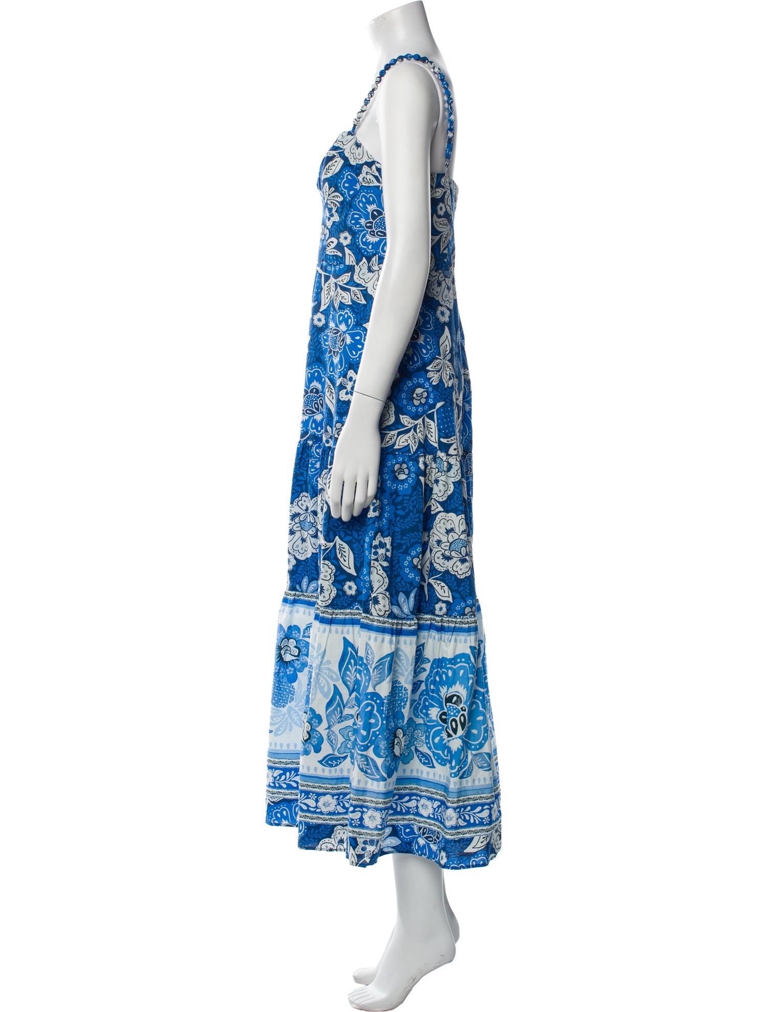 Farm Rio Floral Print Long Dress