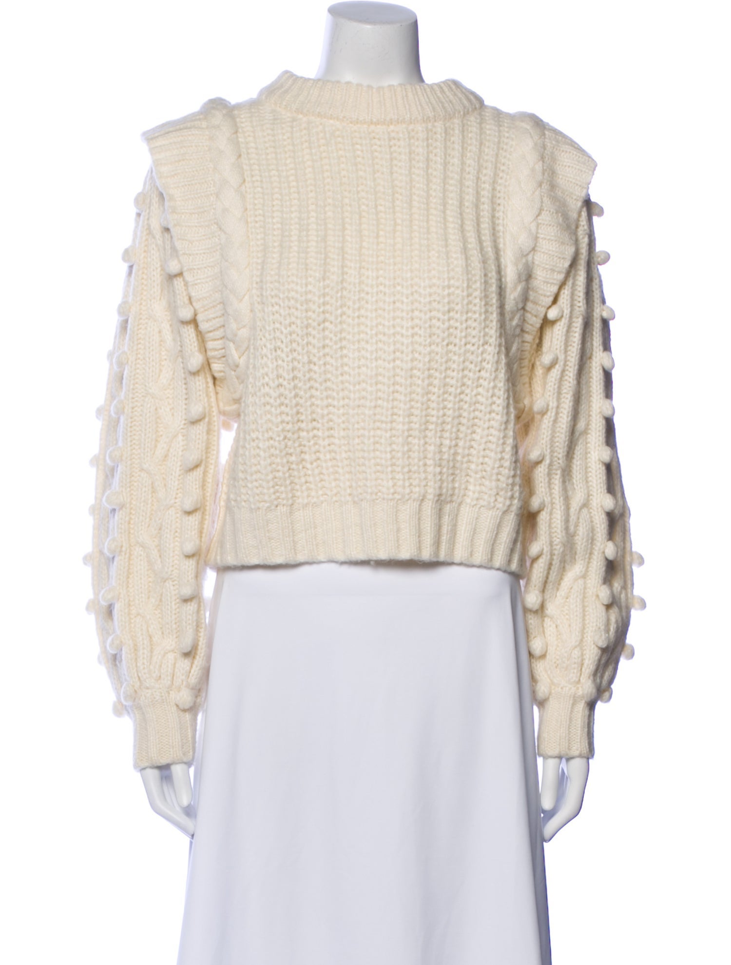 Farm Rio Mock Neck Sweater