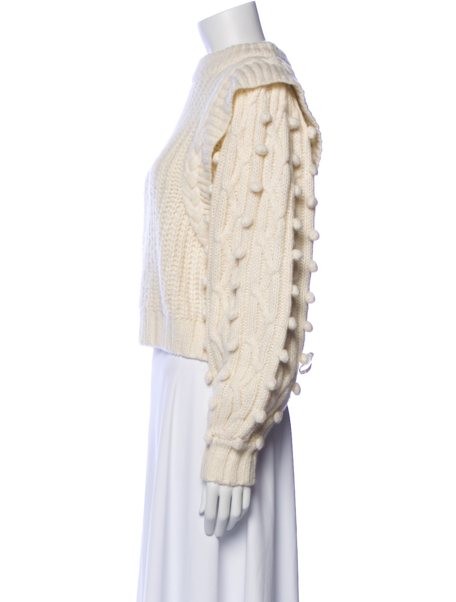 Farm Rio Mock Neck Sweater