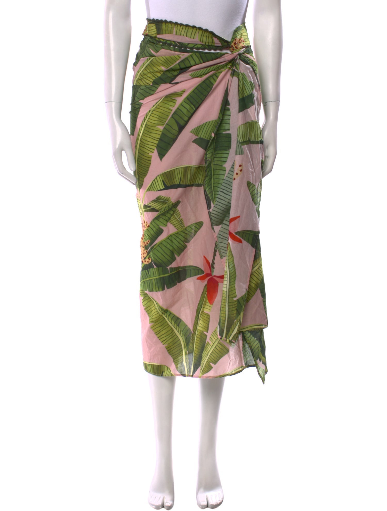 Farm Rio Printed Midi Length Skirt w/ Tags