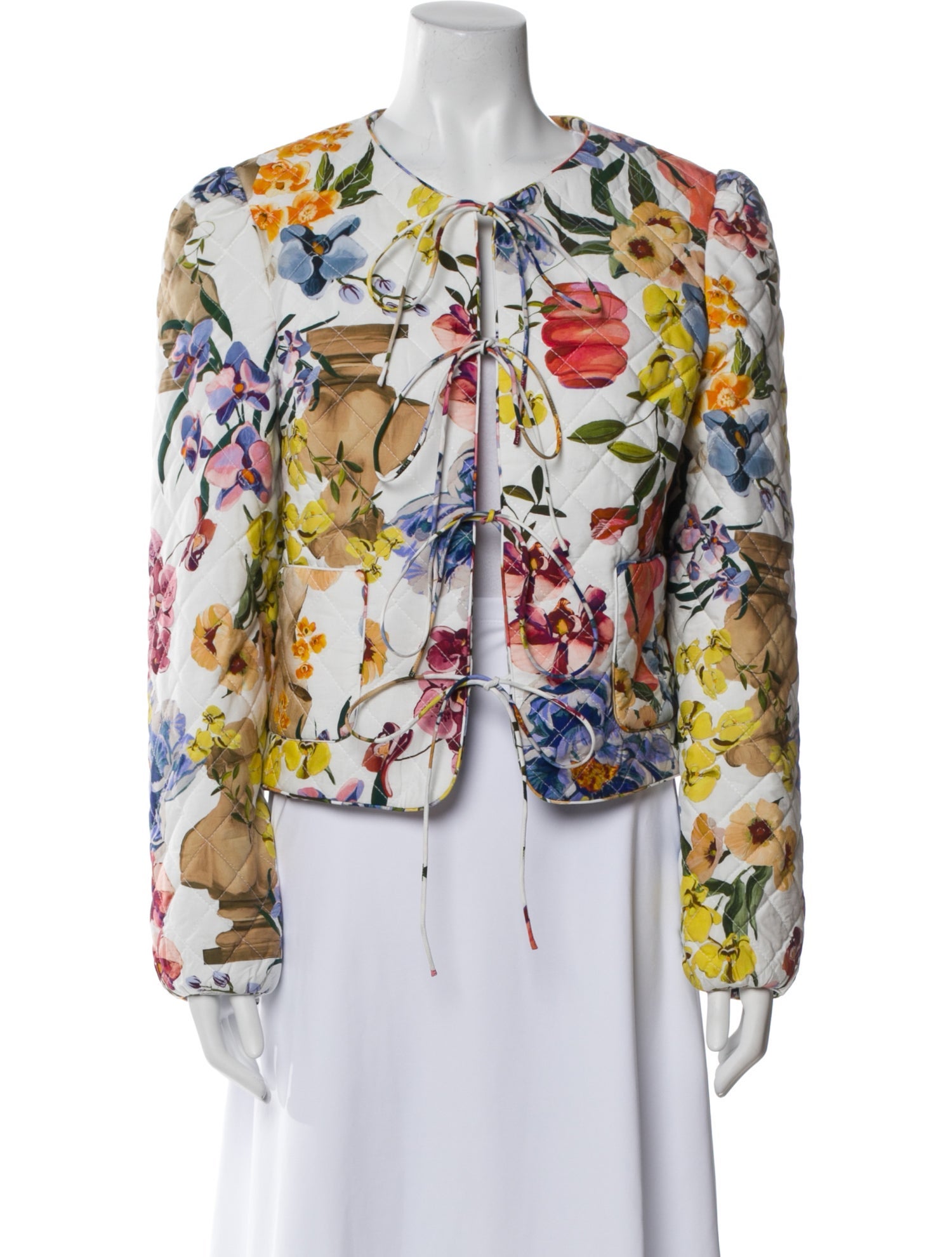 Farm Rio Floral Print Evening Jacket w/ Tags