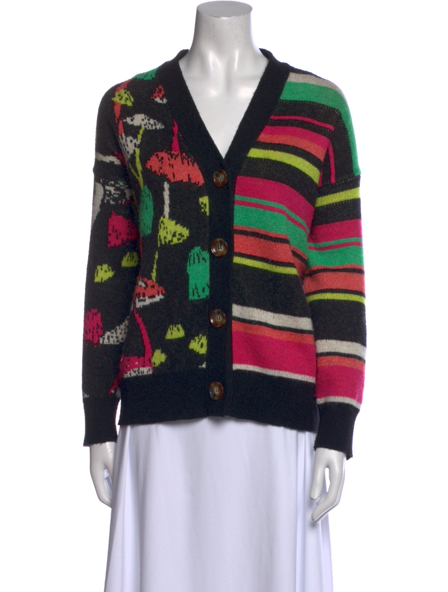 Farm Rio Wool Printed Sweater