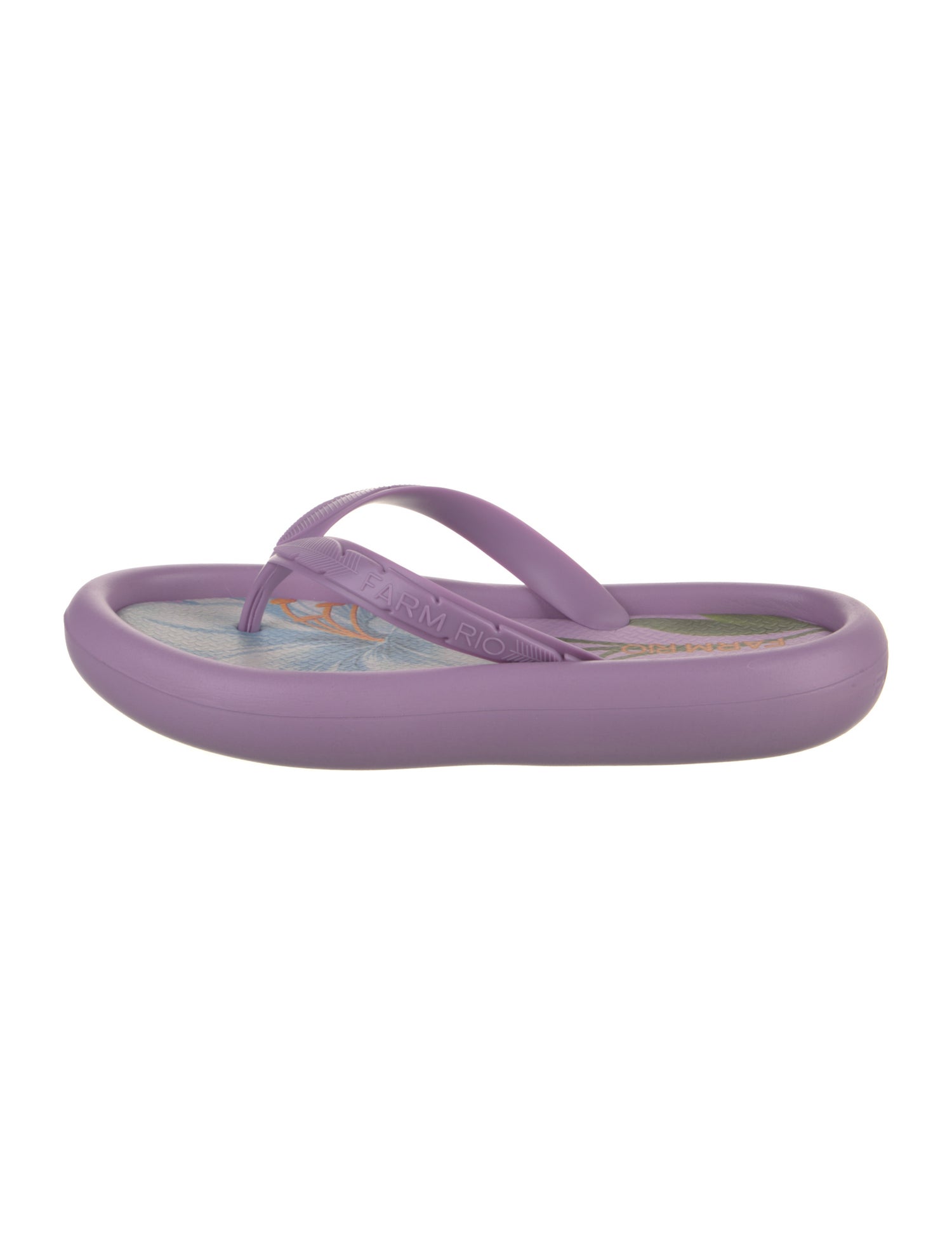 Farm Rio Rubber Flip Flops w/ Tags