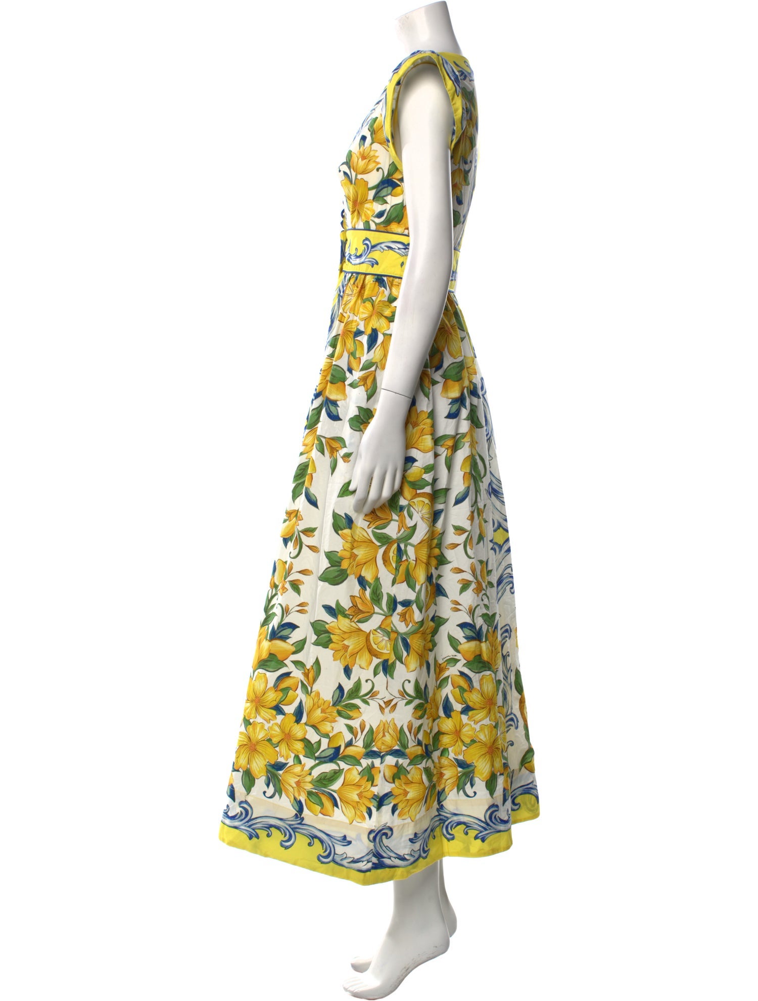 Farm Rio Floral Print Long Dress w/ Tags