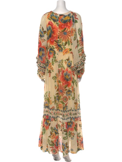 Farm Rio Floral Print Long Dress