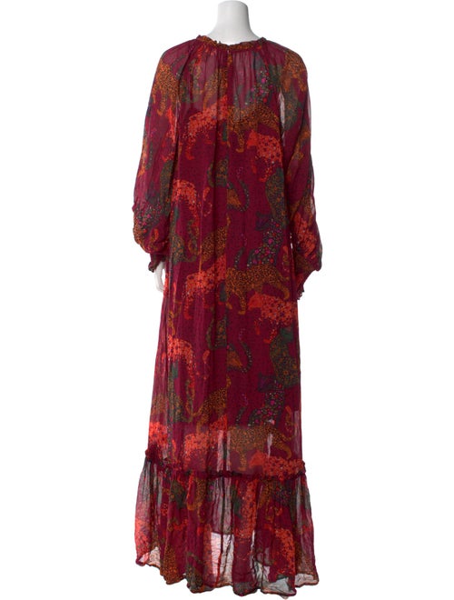 Farm Rio Paisley Print Long Dress
